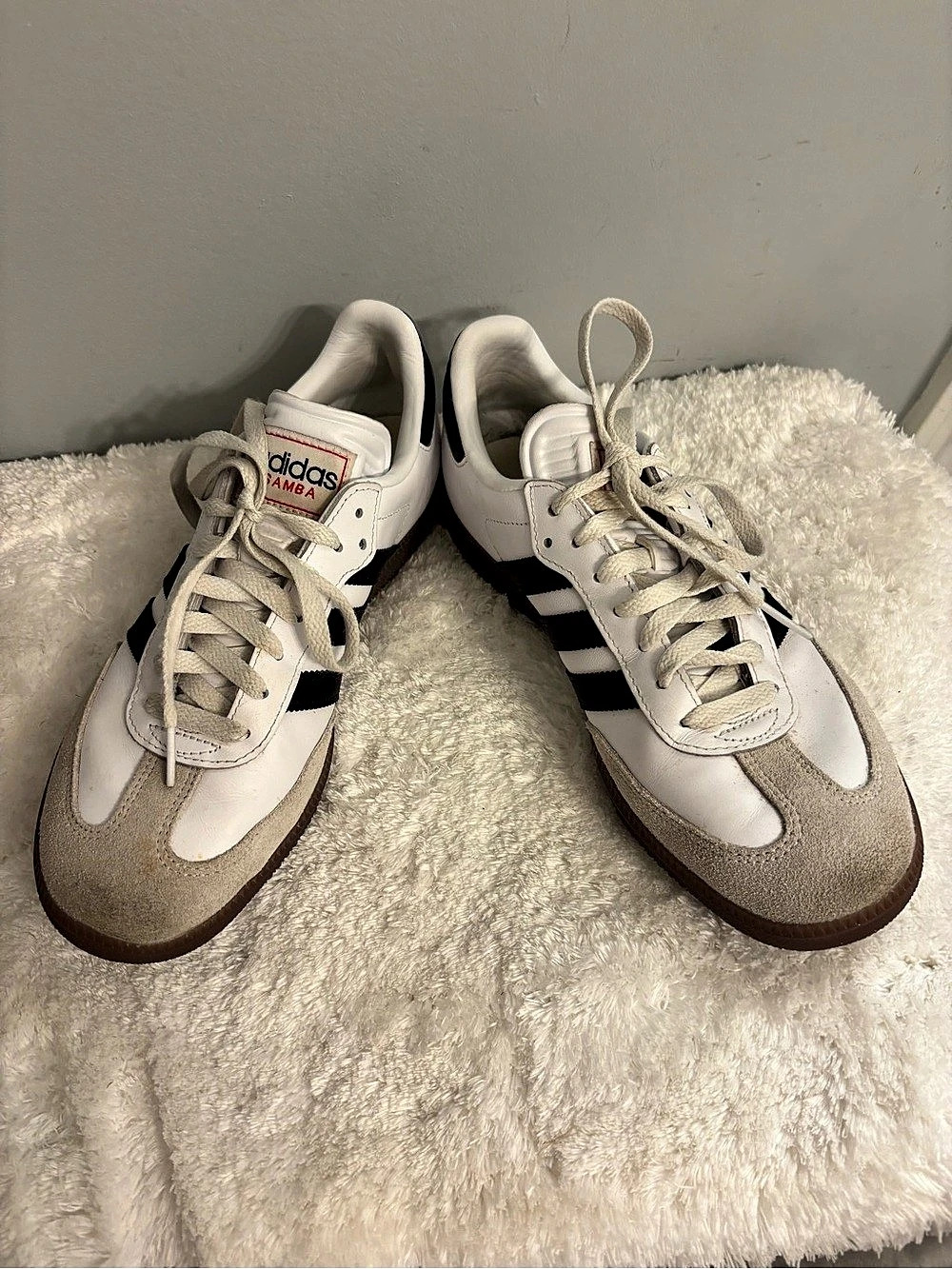 Adidas Samba OG Sneakers Sz.8 black n white